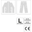 Costum impermeabil de camuflaj marimea L Vorel 74646 1