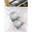 Set 2 cleme zincate cu surub 35-38/20mm Vorel 73794 1