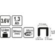 Capsator cu acumulator 3.6v, 1.3 ah Sthor 78157 4