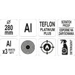 Tigaie aluminiu teflonata 28 cm Yato YG-00132 11
