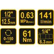 Cheie pneumatica Vorel 81117 4