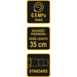 Pistol cu manometru pentru aer comprimat Vorel 81651 2