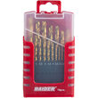 Set 19 burghie HSS+TIN ø  1.0 – 10.0 mm, Raider Power Tools 150684 1