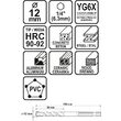 Burghiu universal cu prindere hex 12mm Sthor 21692 4
