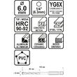 Burghiu universal cu prindere hex 6mm Sthor 21686 4