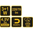 Lanternă atelier 3W COB led 220 lumeni Vorel 82733 7