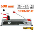 Aparat de taiat fainta 3 functii, lungime 600 mm Vorel 00300 2