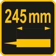 Pistol pentru silicon 245 mm Vorel 09120 2