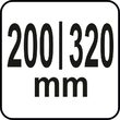 Pila pentru ascutit cutite 200/320 mm Yato YG-02214 1
