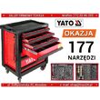 Dulap cu scule profesional 6 sertare echipat complet cu 177 piese Yato YT-5530 5