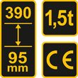 Cric mecanic 1,5T Vorel 80252 4