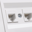 Priza UTP CAT6 si Telefon ST Alb 3