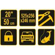 Cutie scule - PVC 20'' Vorel 78802 4