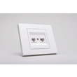 Priza UTP CAT6 si Telefon ST Alb 2