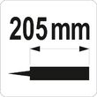 Pistol pentru silicon 205 mm Yato YT-67573 2