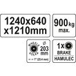 Carucior transport placi gips-carton Yato YT-37430 7