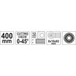 Aparat de taiat gresie 400mm Yato YT-37034 4