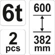 Set 2 capre auto 6t Yato YT-17312 2