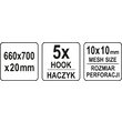 Panou perforat cu ochiuri 660 x 700 x 20 mm Yato YT-08936 4