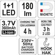 Lanterna cu led 2 in 1 cu acumulator li-ion Yato YT-08502 7