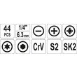 Geanta cu scule 44 piese Yato YT-39280 4