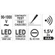 Tester tensiune, 90-1000 v Yato YT-28312 4