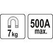 Suport magnetic sudura, 7kg, 85 mm 500a Yato YT-08625 4