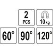 Set suporti sudura, 2 buc, 10kg Yato YT-08721 4