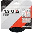 Disc raspel pentru lemn depresat 125 x 22.2 mm nr. 1 Yato YT-59167 4
