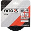 Disc raspel pentru lemn depresat 115 x 22.2 mm nr. 2 Yato YT-59164 2