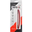 Bandă abrazivă continuă P100, 20 x 520 mm 10 bucăți Yato YT-09749 2
