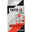 Set creta, rosie, 12 buc Yato YT-69932 2