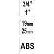 Mufa robinet cu filet interior 3/4-1 Yato YT-99815 2