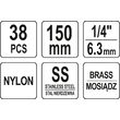 Set perii curatat tevi 38buc Yato YT-08196 4