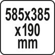 Cutie ermetică scule 585x385x190mm 3
