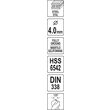 Burghiu dublu metal 4.0mm Yato YT-40013 2