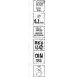 Burghiu dublu metal 4.2mm Yato YT-40014 4