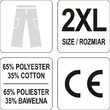 Pantaloni de lucru, mărime XXL Yato YT-80289 2