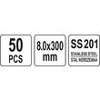 Coliere metalice reglabile 8.0 x 300mm 50buc Yato YT-70582 4