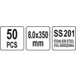 Coliere metalice reglabile 8.0 x 350mm 50buc Yato YT-70583 4