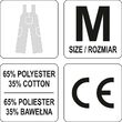 Pantaloni cu pieptar, mărime m Yato YT-80291 2