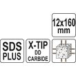 Burghiu SDS+, varf x, 12x160 mm Yato YT-41941 4