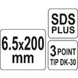 Burghiu pentru beton SDS+ 6,5 x 200 mm Yato YT-41641 2