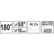 Dispozitiv indoit tevi al, cu, 5/8, 16 mm Yato YT-21845 2