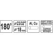 Dispozitiv indoit tevi al, cu, 23/32, 18 mm Yato YT-21846 2