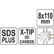 Burghiu SDS+, varf x, 8x110 mm Yato YT-41933 4