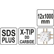 Burghiu SDS+, varf x, 12x1000 mm Yato YT-41969 4