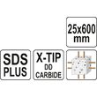 Burghiu SDS+, varf x, 25x600 Yato YT-41968 4