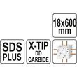 Burghiu SDS+, varf x, 18x600 mm Yato YT-41966 4