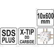 Burghiu SDS+, varf x, 10x600 mm Yato YT-41962 4